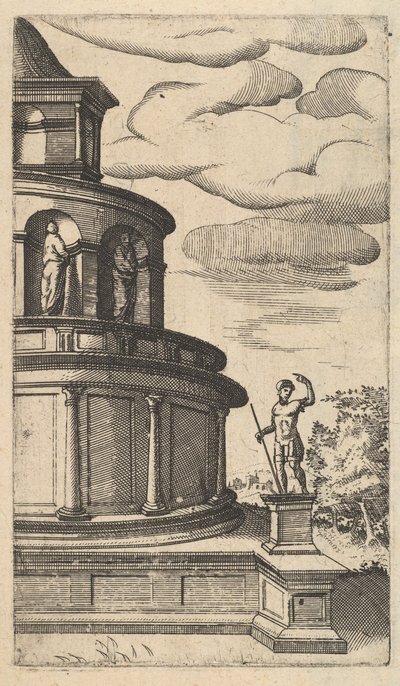 Partial view of a Building [Sepulchrum Adriani] from the series 