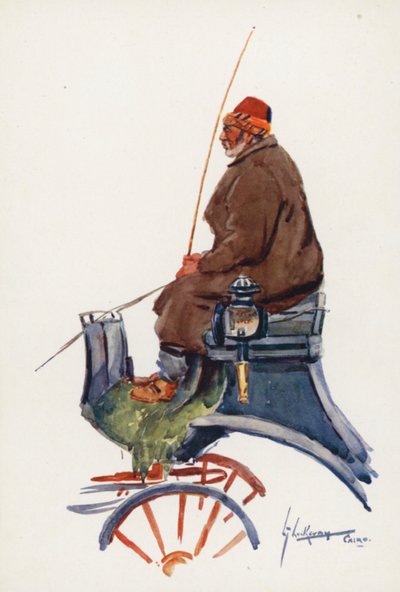 People of Egypt: Cabman, Arbaghi by Lance Thackeray