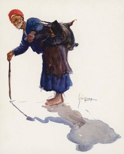 People of Egypt: Water-Carrier, Sakka by Lance Thackeray