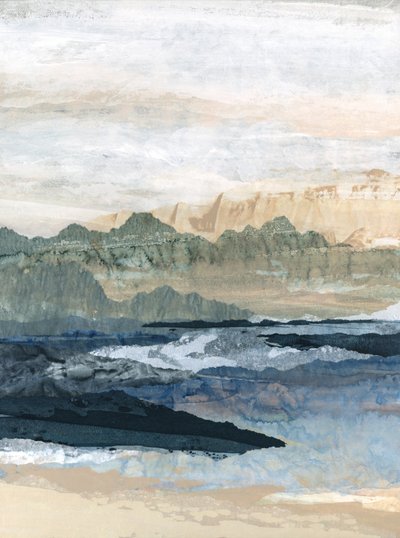 Muted Mountain Reflection by Lara Eckerman