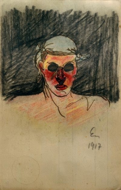 Me (as Wounded) by Laszlo Moholy Nagy
