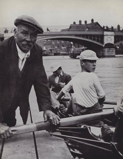 Rafts, Eton, Froggie superintends the embarkation by Laszlo Moholy Nagy