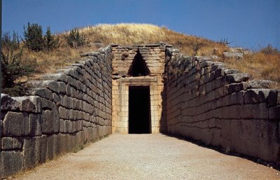 Entrance of the tomb of Agamemnon called 