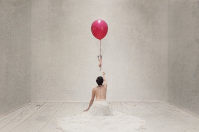 Reaching for the Red Balloon by Laura Benvenuti