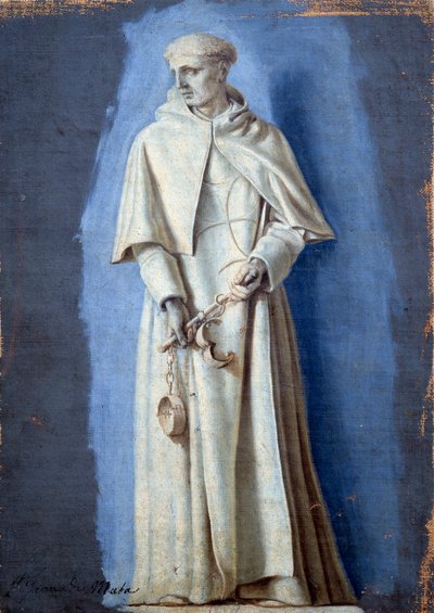 Saint John of Matha Standing Holding Chains by Laurent de la Hyre