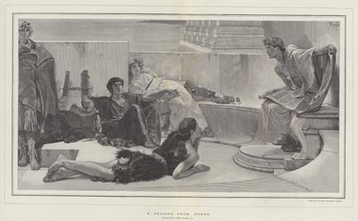 A Reading from Homer by Lawrence Alma Tadema
