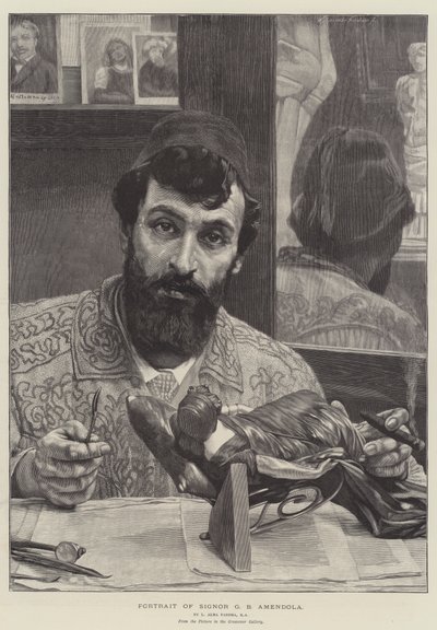 Portrait of Signor G B Amendola by Lawrence Alma Tadema
