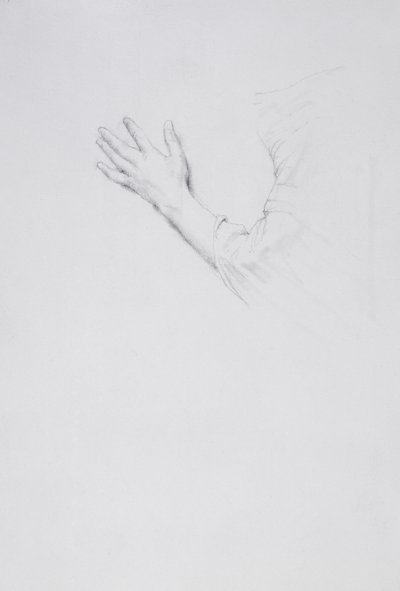 Study of a left Hand and Arm by Lawrence Alma Tadema