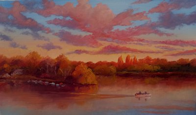 Eel Pie Sunrise, 2025 by Lee Campbell
