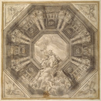 Study for the Decoration of a Ceiling by Lelio Orsi da Novellara
