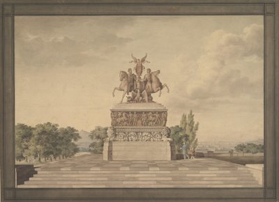 Design for a Monument of the Victory of Waterloo by Leo von Klenze