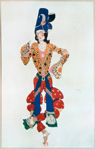 Costume for Dancer Nijinsky in the Ballet 