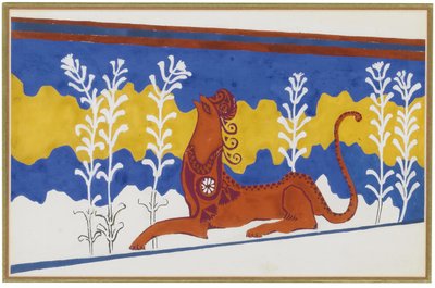 Stage design for the Ballet Phèdre by Leon Bakst