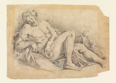 Bacchus Sleeping (after Poussin), 1886–92 by Leon Dabo