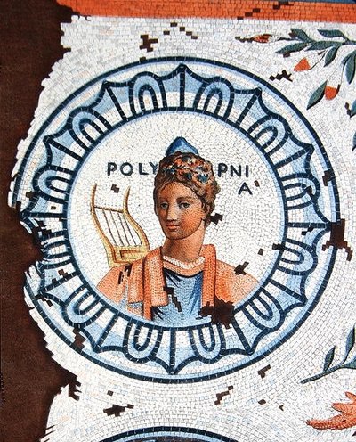 Polymnia, Muse of Sacred Song, Singing, Oratory and Rhetoric by Leon de (after) Laborde