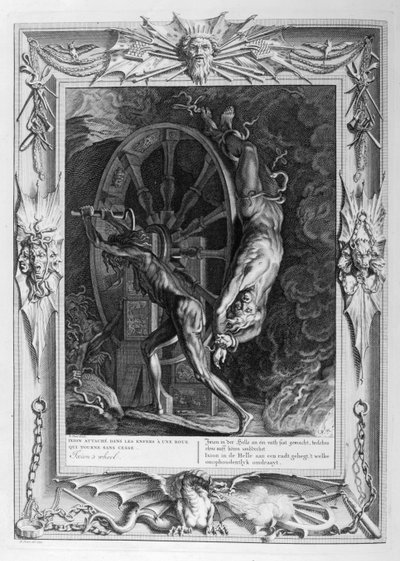 Ixion Was Expelled from Olympus and Blasted with a Thunderbolt by Leonard Gaultier