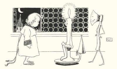 Here Comes a Candle to Light You to Bed by Leonard Leslie Brooke