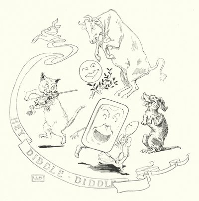 Hey! diddle, diddle, the cat and the fiddle by Leonard Leslie Brooke