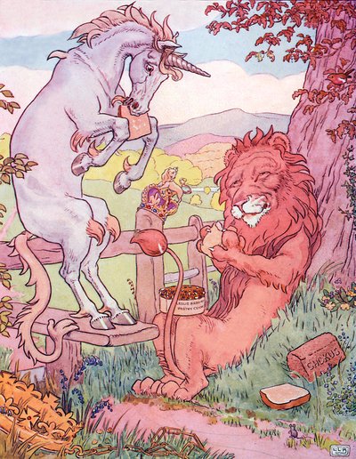 The Lion and the Unicorn by Leonard Leslie Brooke