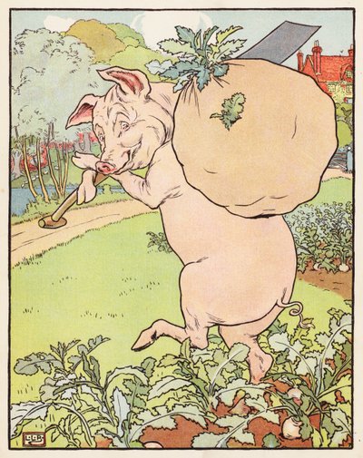 The Three Little Pigs by Leonard Leslie Brooke