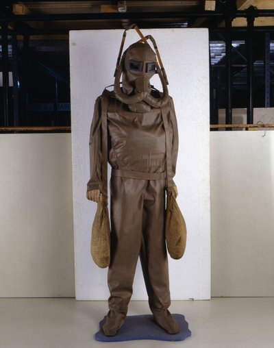Scuba Model from the Design by Leonardo da Vinci by Leonardo da (after) Vinci