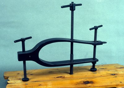 Sfondacarene, a tool used to break the hull of an enemy ship. Model from the drawing of Leonardo da Vinci. Museum of Science and Technology, Milan. by Leonardo da (after) Vinci
