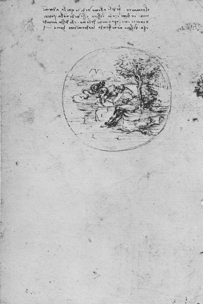 Allegory of the Lizard Symbolizing Truth, c1480 by Leonardo da Vinci