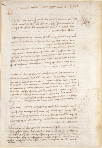 Notes and rough sketches on erosion caused by water, from 