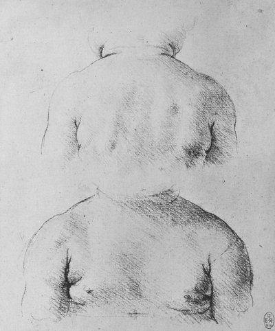 The Bust of an Infant, Front and Back Views by Leonardo da Vinci