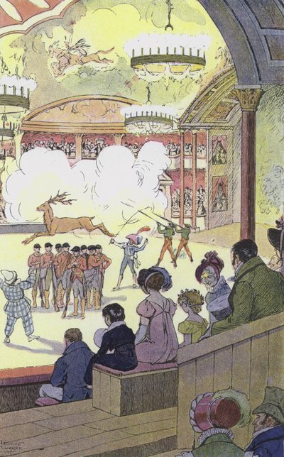 At the Franconi Circus by Leonce Burret