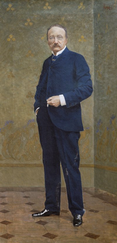 Portrait of Arrigo Boito by Leopoldo Metlicovitz