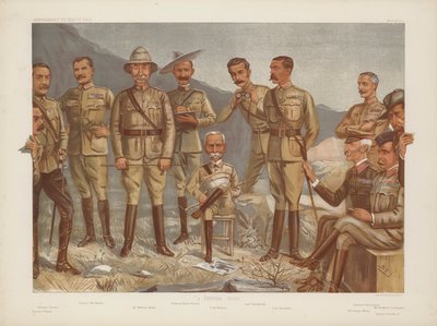 A General Group, Boer War by Leslie Matthew Ward