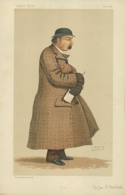 Captain James Octavius Machell by Leslie Matthew Ward