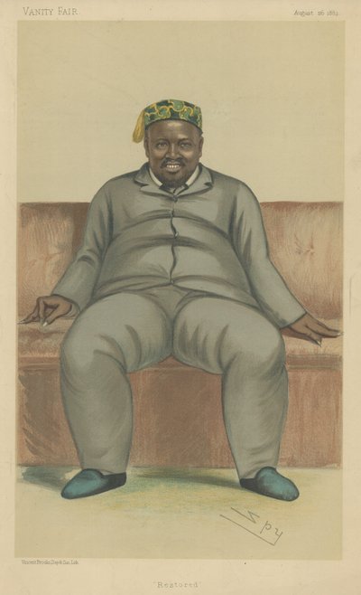 Cetewayo (Cetshwayo kaMpande) by Leslie Matthew Ward