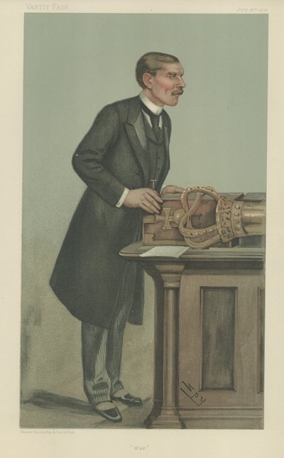 William St John Broderick, Secretary of State for War by Leslie Matthew Ward