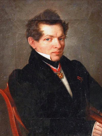 Portrait of the mathematician Nikolai Lobachevsky 1792-1856, 1839 by Lev Dmitrievich Kryukov