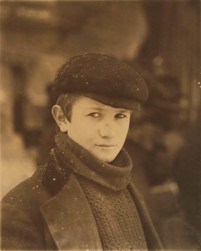 Head Newsboy, Utica, New York State by Lewis Wickes Hine