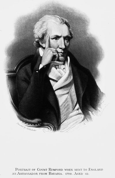 Count Rumford, Anglo-American Scientist and Administrator by Unbekannt Unbekannt