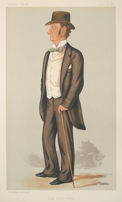 Charles Robert Barry, Vanity Fair, December 21, 1889 by Liborio Prosperi