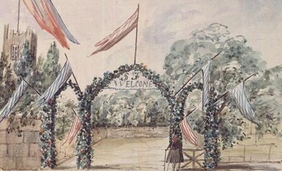 Reception of the Rev. Stephen and Lady Fanny Cartwright at Aynhoe by Lili Cartwright
