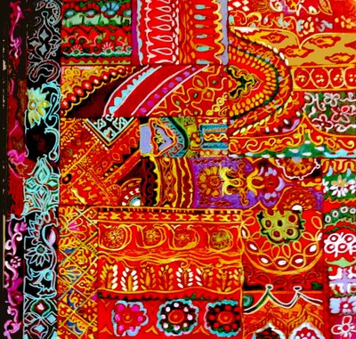 Indian Embroidery, 2017 by linda arthurs