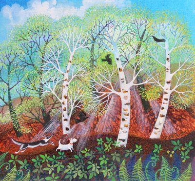 Chasing Crows on the Common, 2021 by Lisa Graa Jensen
