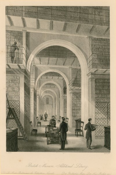 British Museum, Additional Library by Llewellyn Jewitt