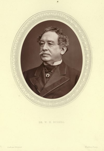 Portrait of Dr William Howard Russell by Lock and Whitfield