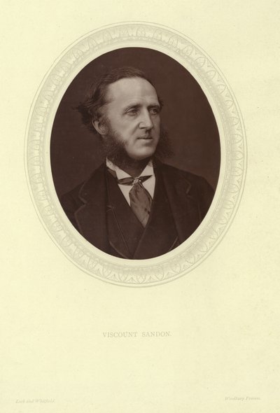 Portrait of Dudley Ryder, Earl of Harrowby by Lock and Whitfield