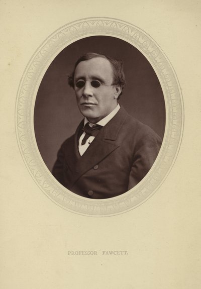 Portrait of Professor Henry Fawcett by Lock and Whitfield