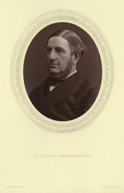 Portrait of Sir William Vernon Harcourt by Lock and Whitfield