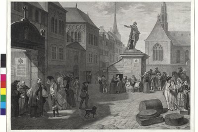 The Closing of the Convent in the Austrian Hereditary Lands by Emperor Joseph II by Léonard Defrance