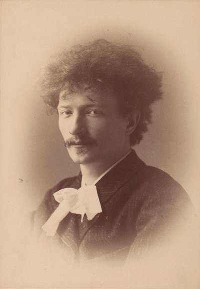 Portrait of the composer Ignacy Jan Paderewski by London . Photo studio Elliott and
