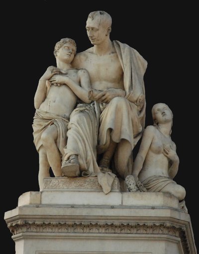 Monument to Count Nikolai Nikitich Demidov at the Piazza Demidoff in Florence, 1830-1850 by Lorenzo Bartolini